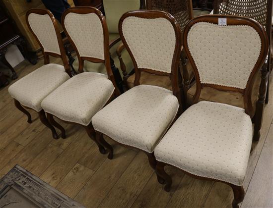 Four dining chairs